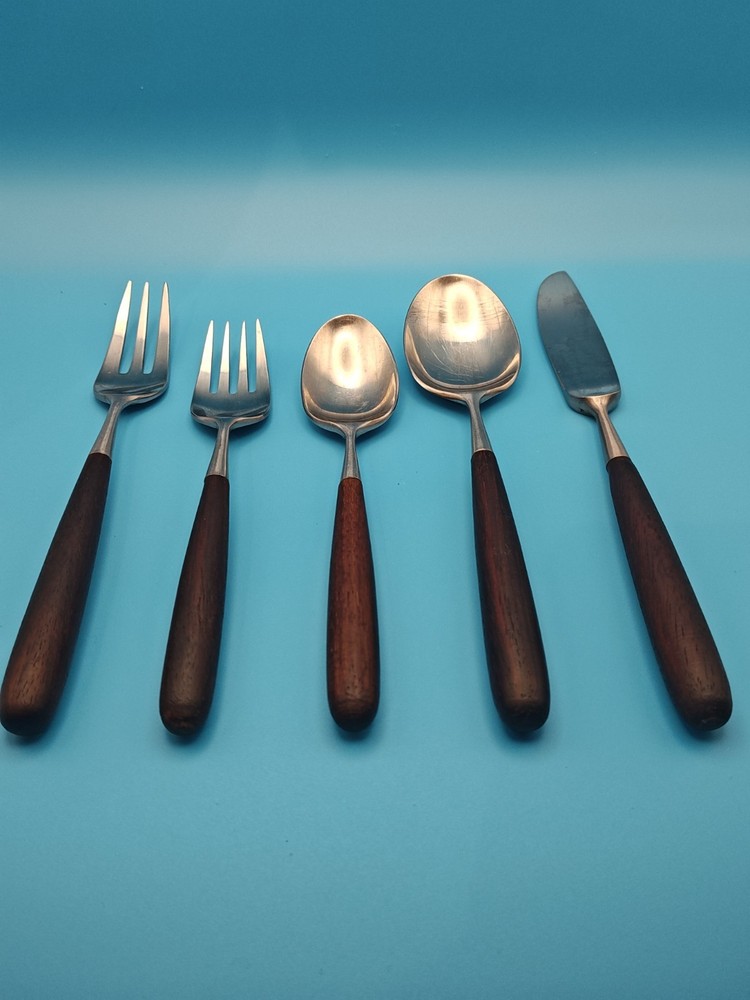 Lauffer Towle Palisander Vintage Flatware Place Setting MCM 5 pc.
