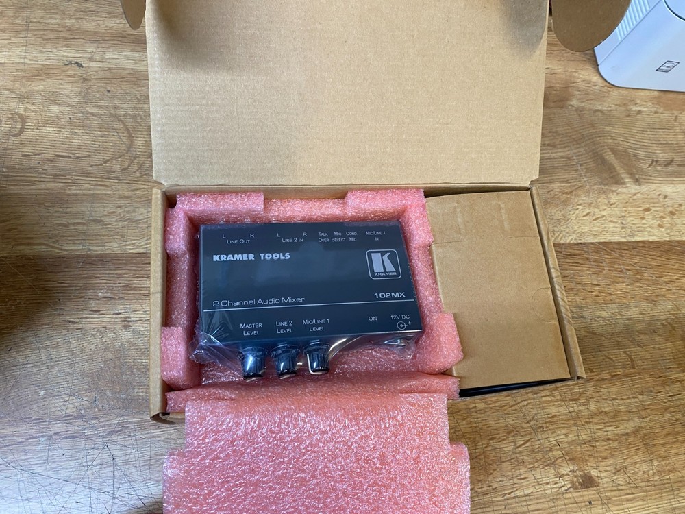 Kramer Electronics 102MX - 2 Channel Stereo Audio Mixer