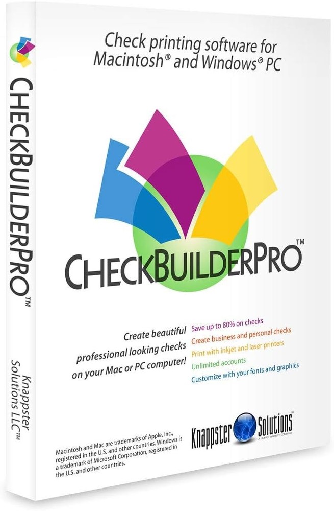 CheckBuilderPro - Windows & Mac Check Printing Software