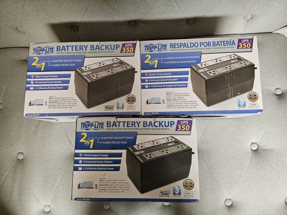 Tripp Lite Battery Backup UPS - Model BC350