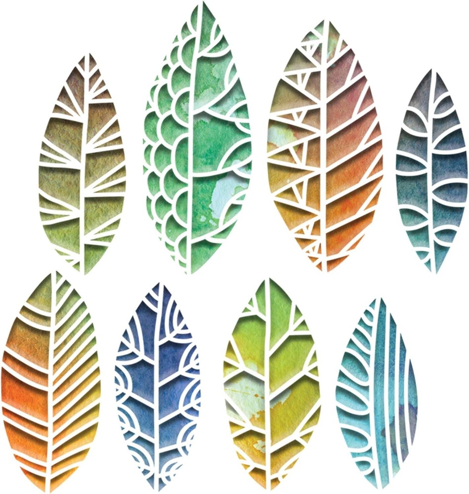 Cut Out Leaves Sizzix Thinlits Thin Metal Leaf Die Set by Tim Holtz 664431 NEW