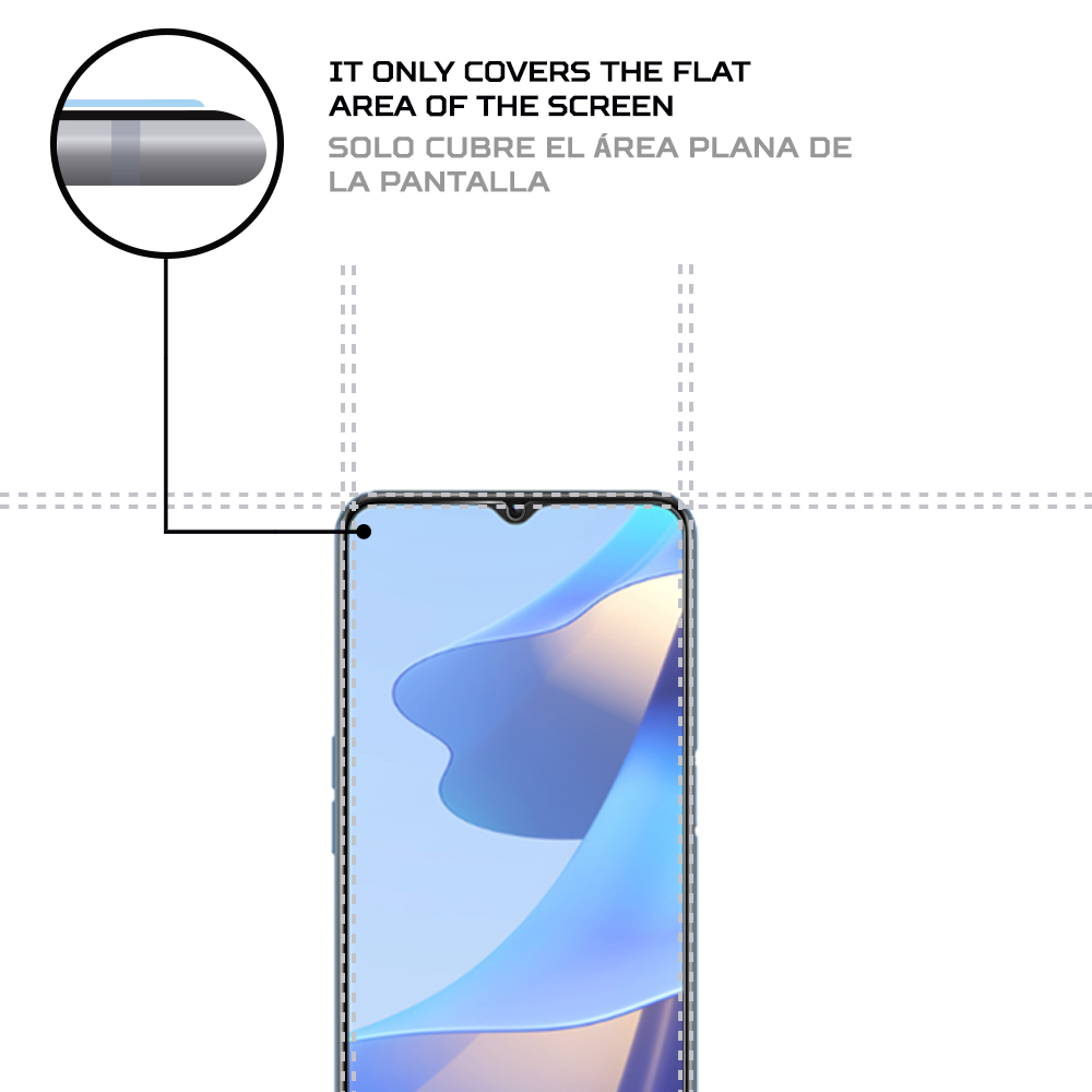 ANTISHOCK Screen protector for Oppo A16s