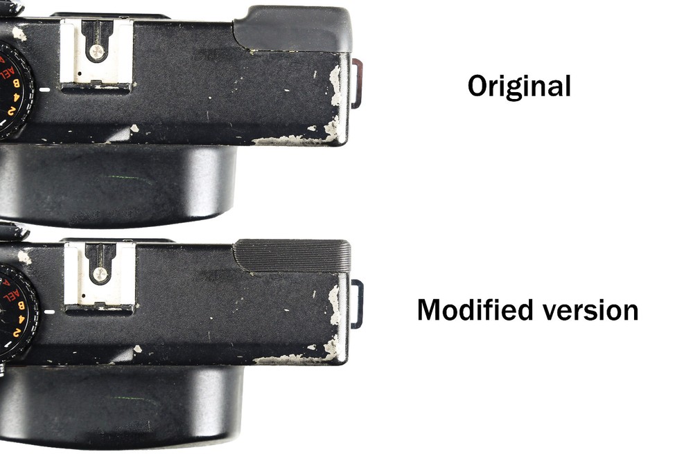 Mamiya 7 replacement eye cup/piece modified
