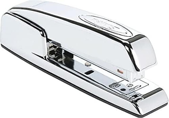 Classic All-Metal Chrome Stapler