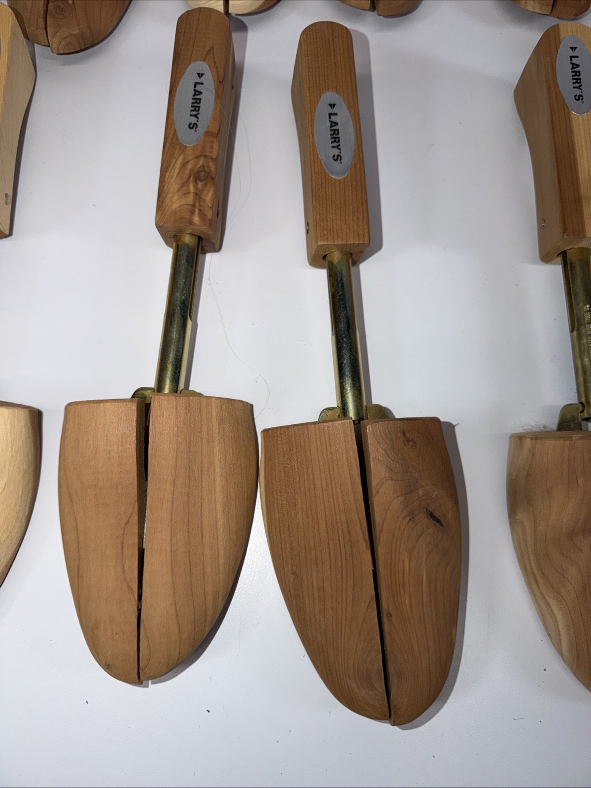 Lot 12 Pairs Cedar Shoe Trees Wood Adjustable Mens Women’s Larry’s + Others