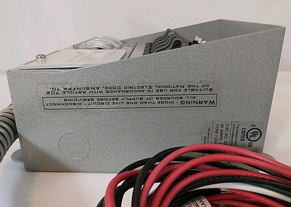 Reliance Controls ProTran Model 31406C Generator Transfer Switch