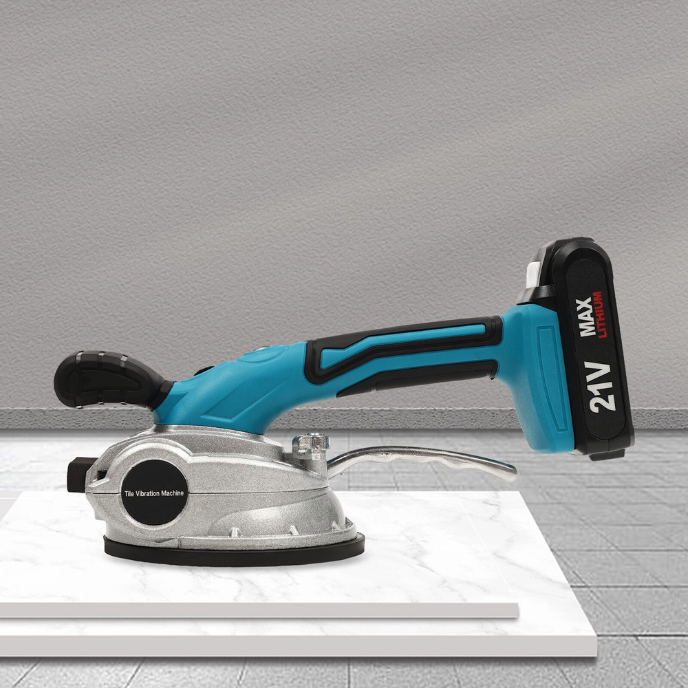 Tile Vibration Machine 6 Speeds Hand-held Tile Tiling Vibrating Tool Suction Cup