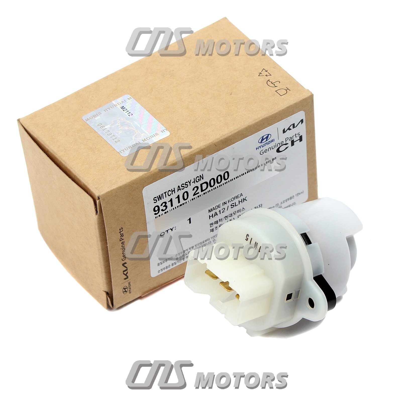 GENUINE Ignition Starter Switch for 2001-2010 Hyundai Kia OEM 931102D000