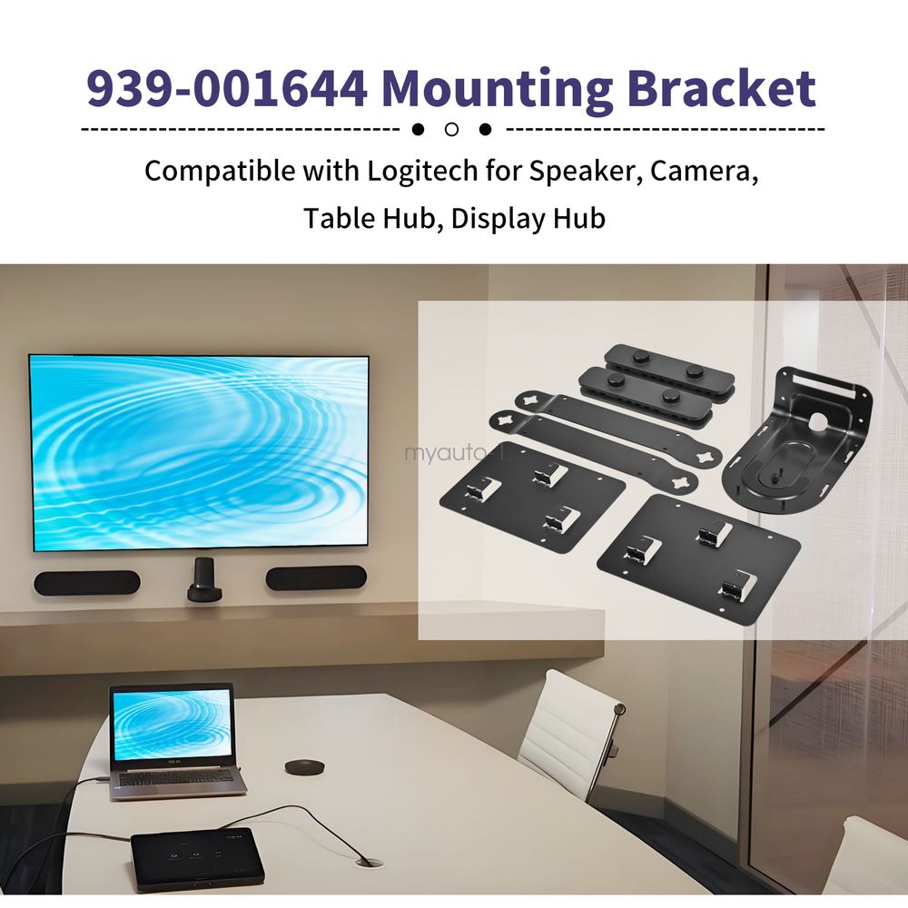 939-001644 Mounting Bracket For Logitech,Speaker, Camera, Table Hub, Display Hub