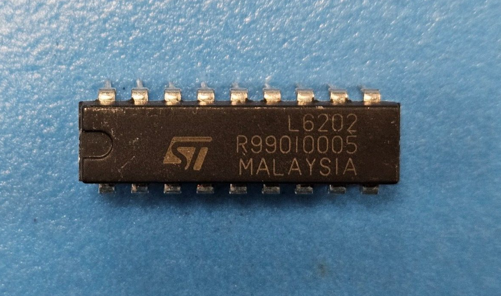 (10 PCS) L6202 STMICRO FULL BRIDGE DRIVER 18PIN DIP
