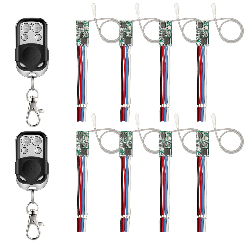 DC3.6V 5V 9V 12V 24V Mini Relay Receiver Smart Switch Wireless RF Remote Control