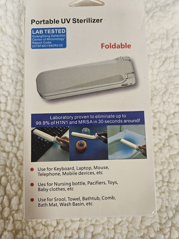 Portable UV Sterilizer foldable unit. New