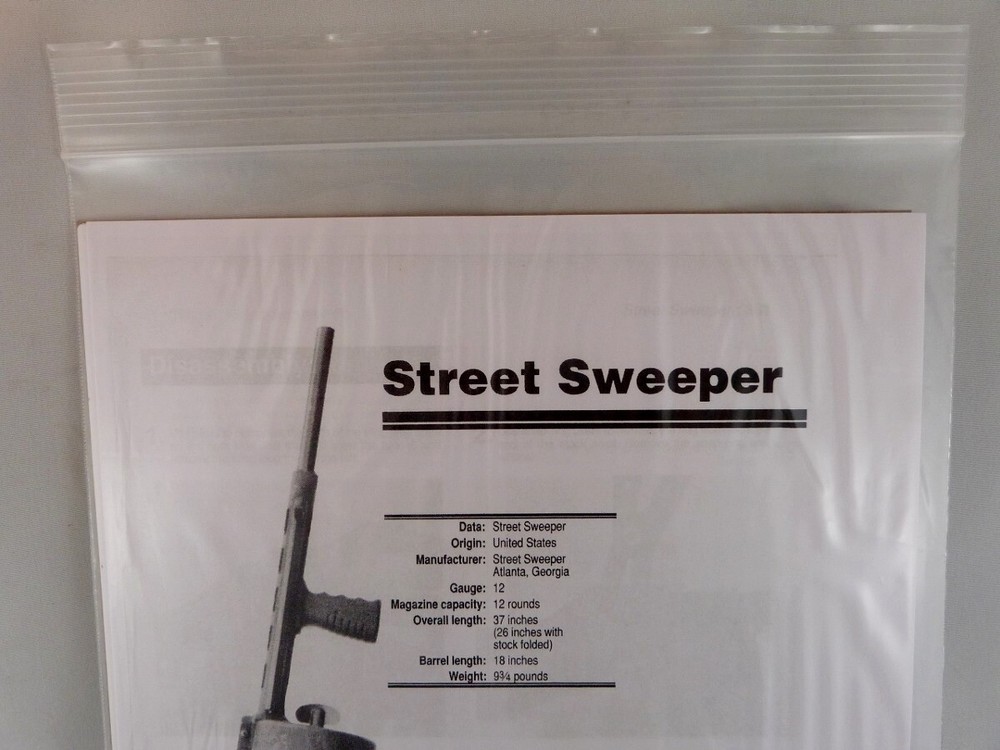 STREET SWEEPER SHOTGUN BREAK DOWN INSTRUCTION KIT