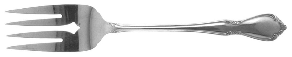 Oneida Silver Chateau  Cold Meat Serving Fork 490172