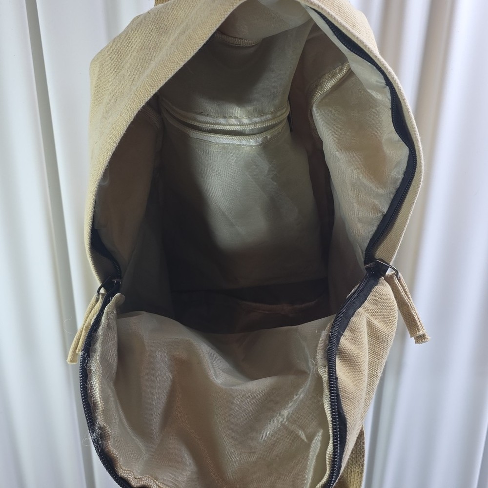 Canvas Backpack Tote Gorpcore Hiking Outdoor Camping