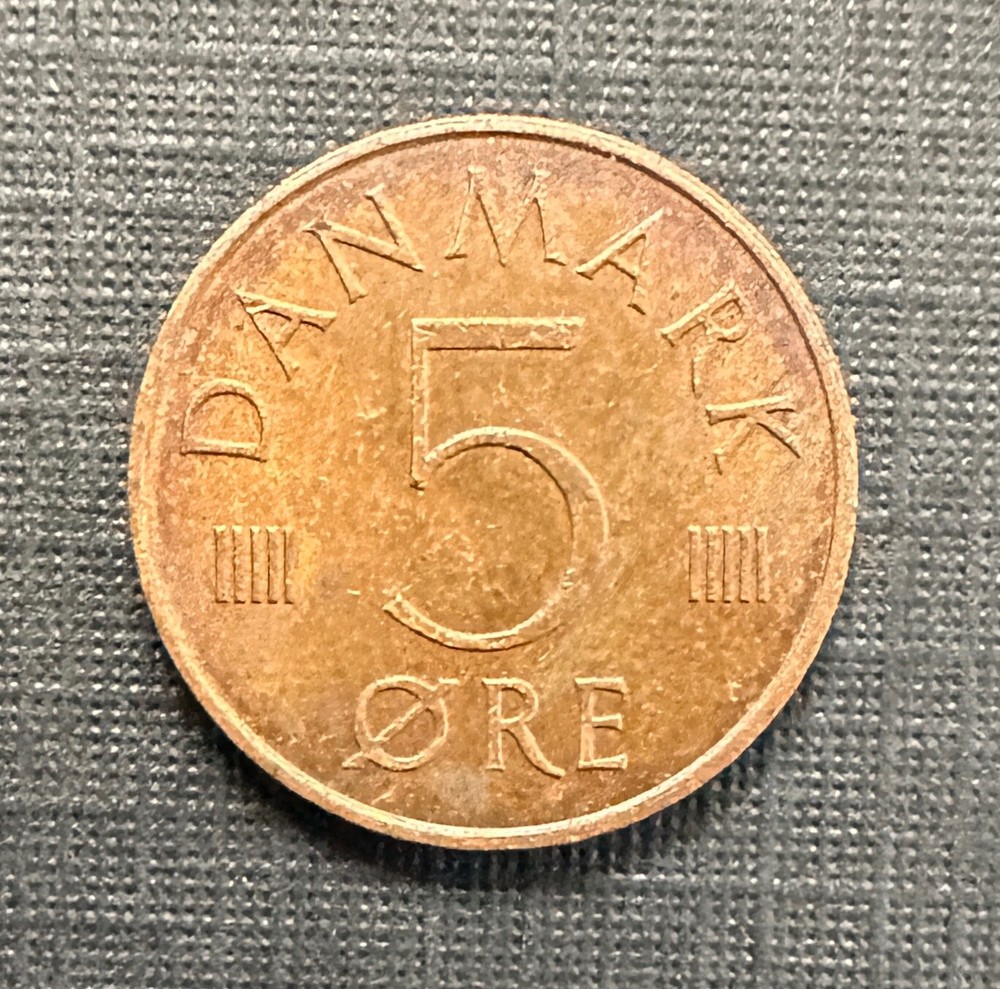 1974 DANMARK 5 ORE COIN