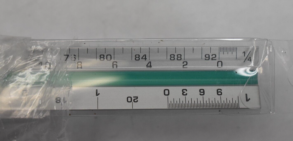 Nicunom 3 Pack Architectural Scale Ruler 12" Triangular Architect Scale Steel