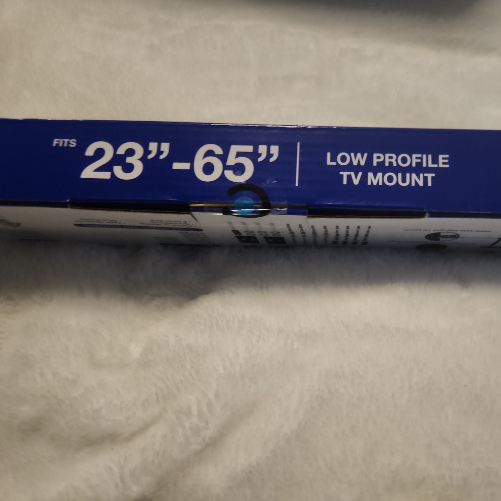 CORE INNOVATIONS LOW PROFILE TV MOUNT FITS 23 IN. TO 65 IN. TV"s wt. limit 77lbs