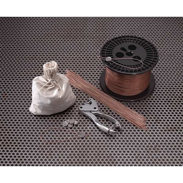 Security Seal Press, Silver/Red, 1F132