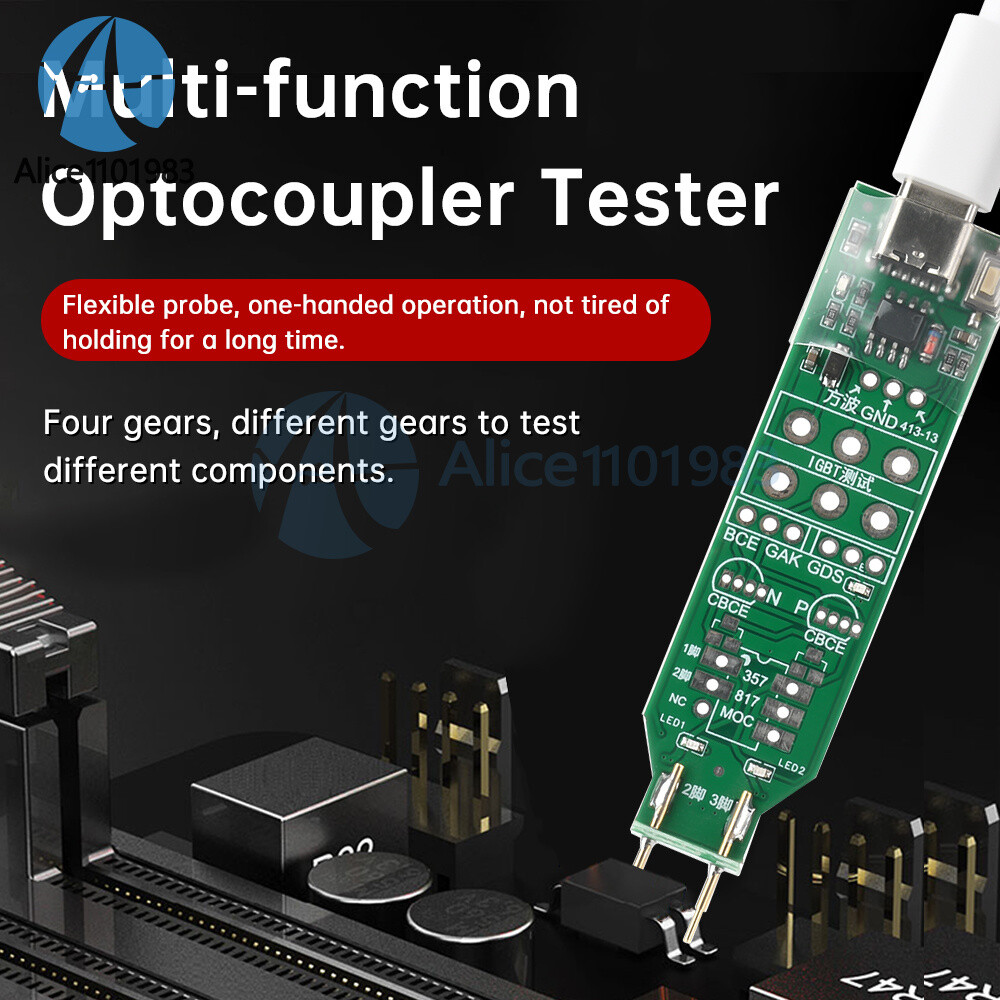 Multi-functional Light-emitting Electronic Tester Triode MOS IGBT Repair Tester