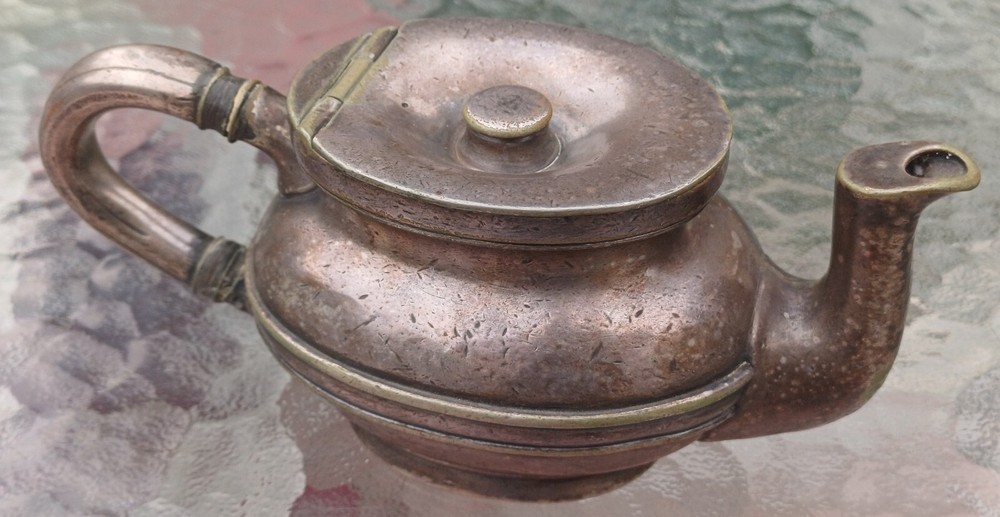 REED AND BARTON, SILVER SOLDERED COFFEE POT / TEA POT