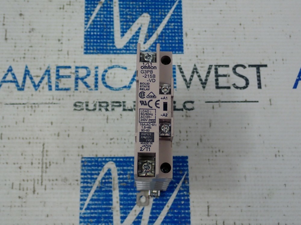 OMRON G3PB-215B-VD SOLID STATE RELAY INPUT 12- 24V