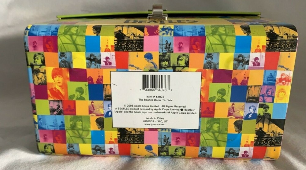 2003 Metal Dome Beatles Lunchbox