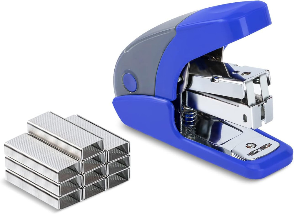 PAPERPAL Effortless Mini Stapler Set, 20 Sheet Capacity, Integrated Remover & St