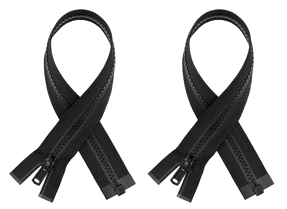 AMORNPHAN 2PCS 16 Inch #5 Black Separating Bottom Molded 16" 2Pcs,