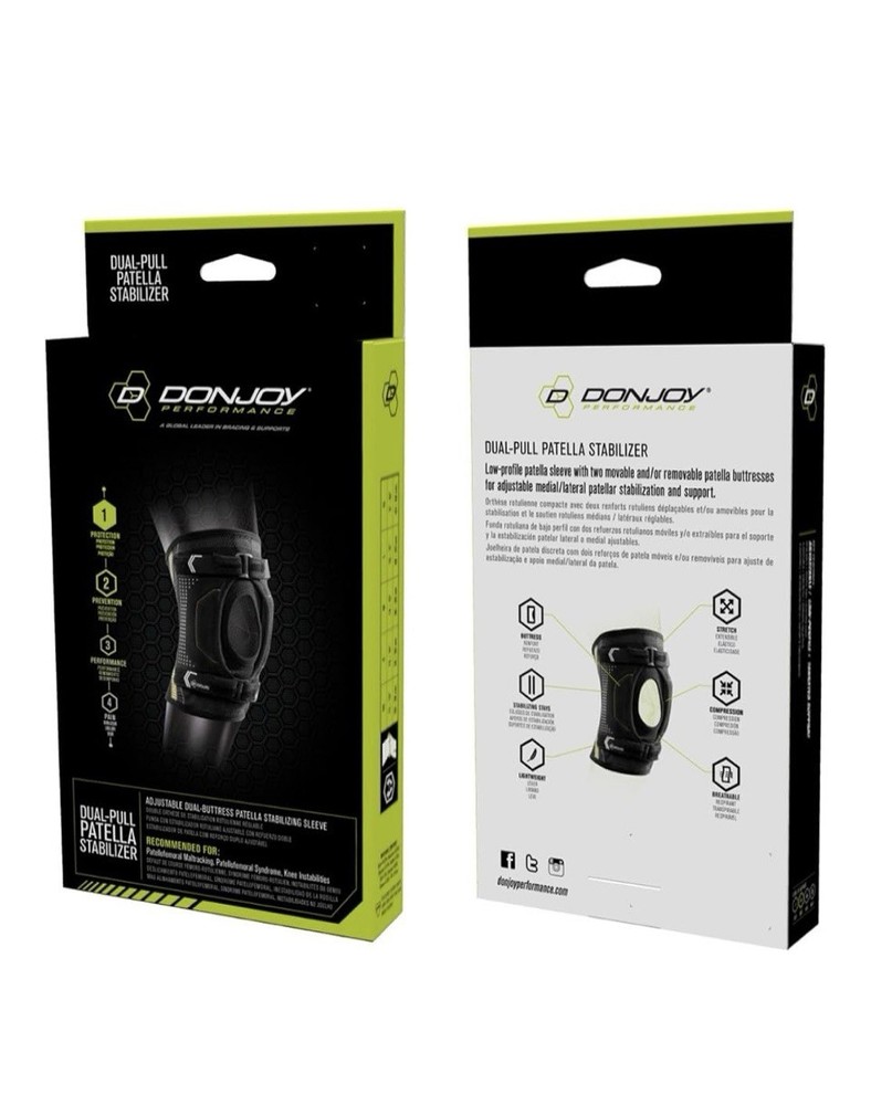 DonJoy Performance Dual-Pull Patella Stabilizer Knee Brace Medium