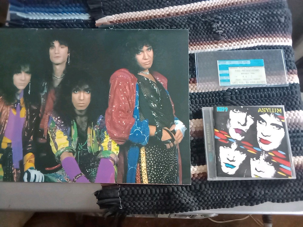 Kiss 💋 Ticket Stub History Asylum Tour 2-8-86, San Bernardino CA Kisstory 🎸