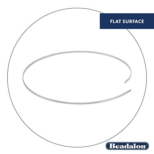 Flat Memory Wire for Beading, 0.35-Ounce Ring Gold