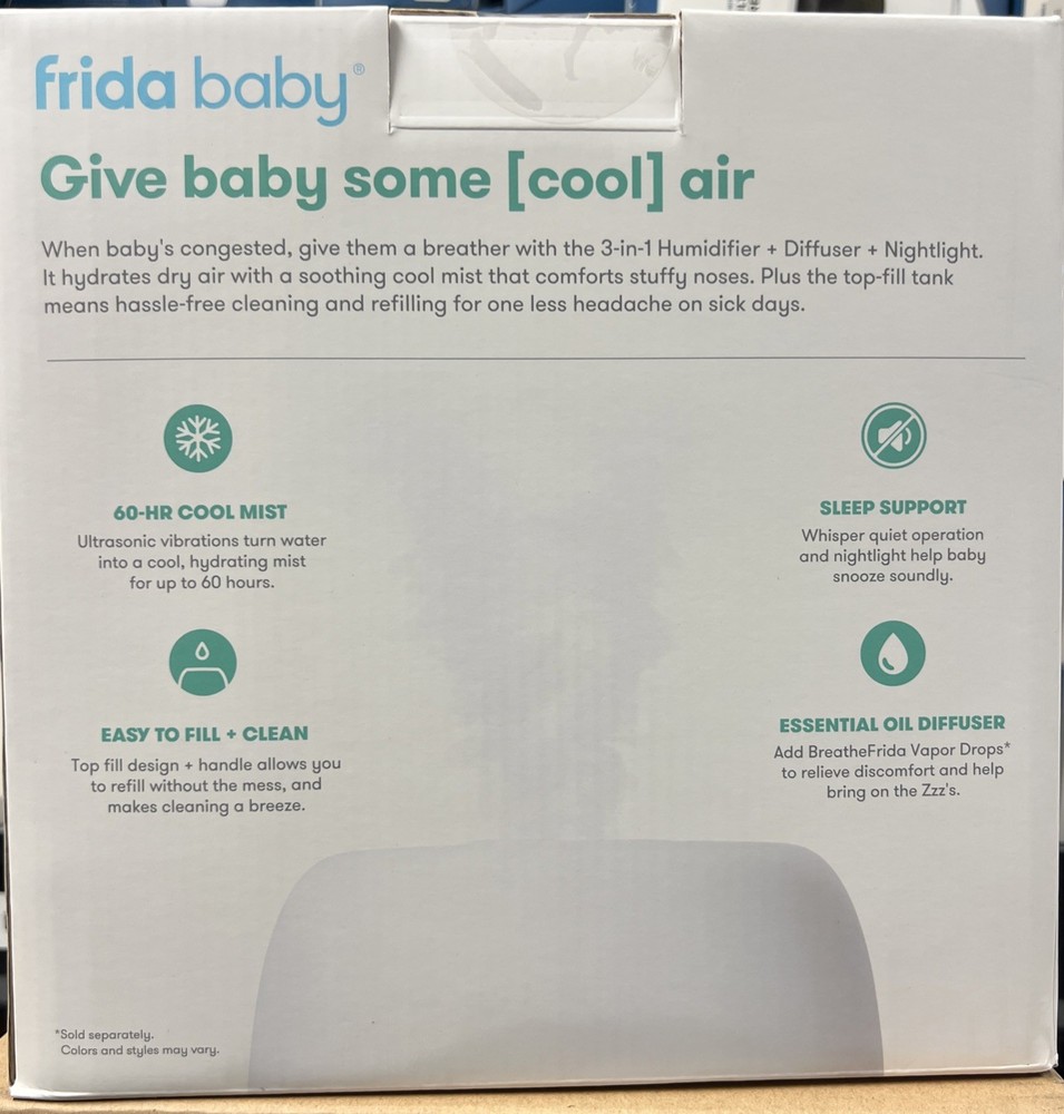 Frida Baby 3-in-1 Humidifier Diffuser Nightlight