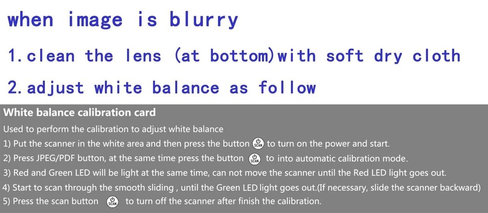 Portable Scanner, Photo Scanner wand for A4 Document reader, Handheld Scanner...