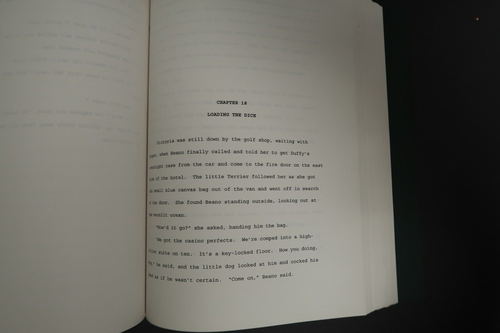 King Con Original Book Script Stephen J. Cannell Studios Collection 1996 Novel