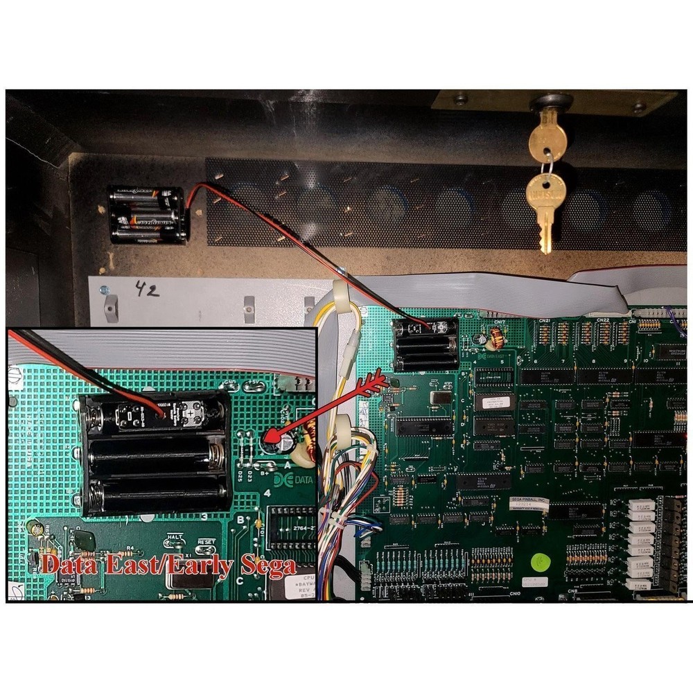 Pinball Universal Remote Battery Holder