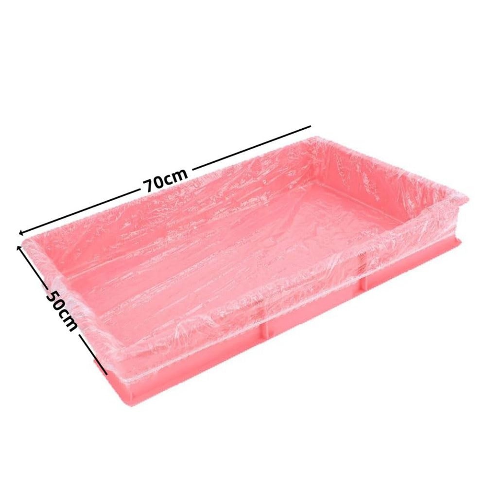 30PCS Disposable Cage Liners,Clear Plastic Rabbit Cage Liner Bag,Suitable for...