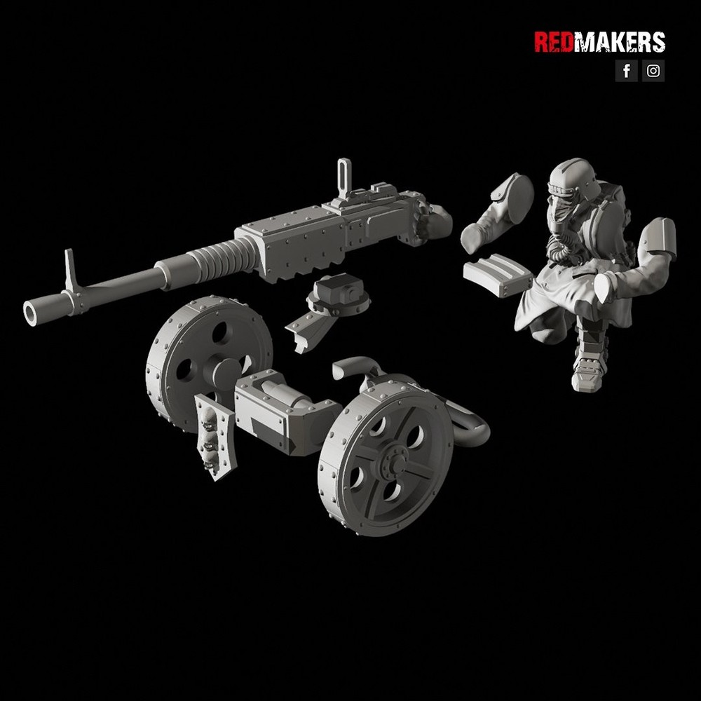 DEATH DIVISION HEAVY SUPPORT TEAM WITH STUBBER
