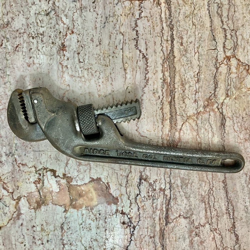 Possibly A RIDGID E8 Offset Pipe Wrench 8" - Pat. Pending - USA Made