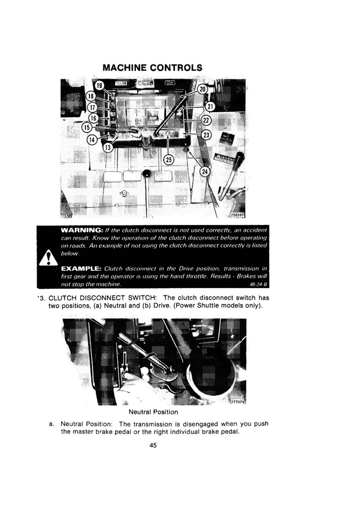 580 Backhoe Loader Operator Instruction Maintenance Manual Case 580C 4977