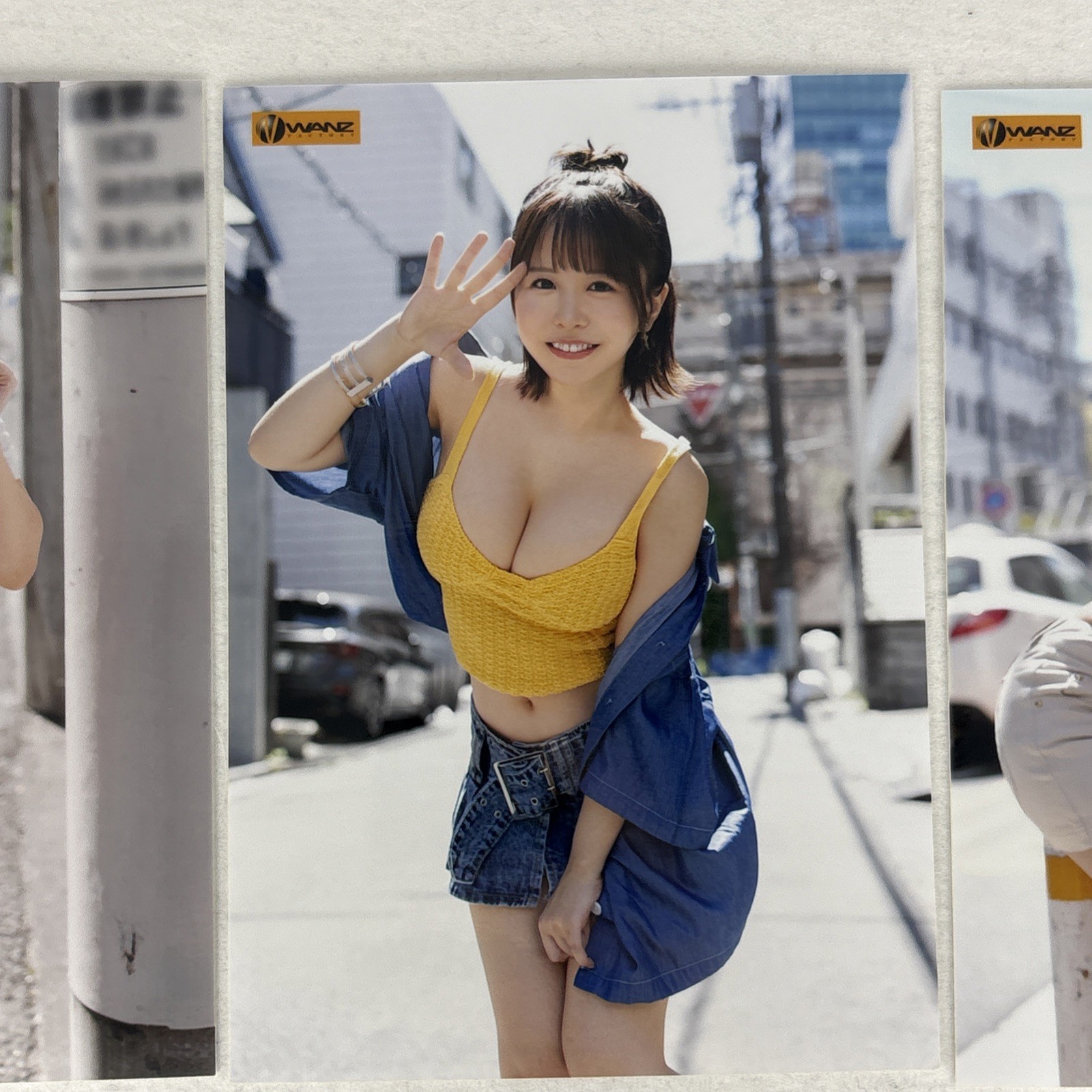 Konatsu Kashiwagi Raw Photo Set of 3 WAAA-609 F-cup JAV Idol L-size Bromide