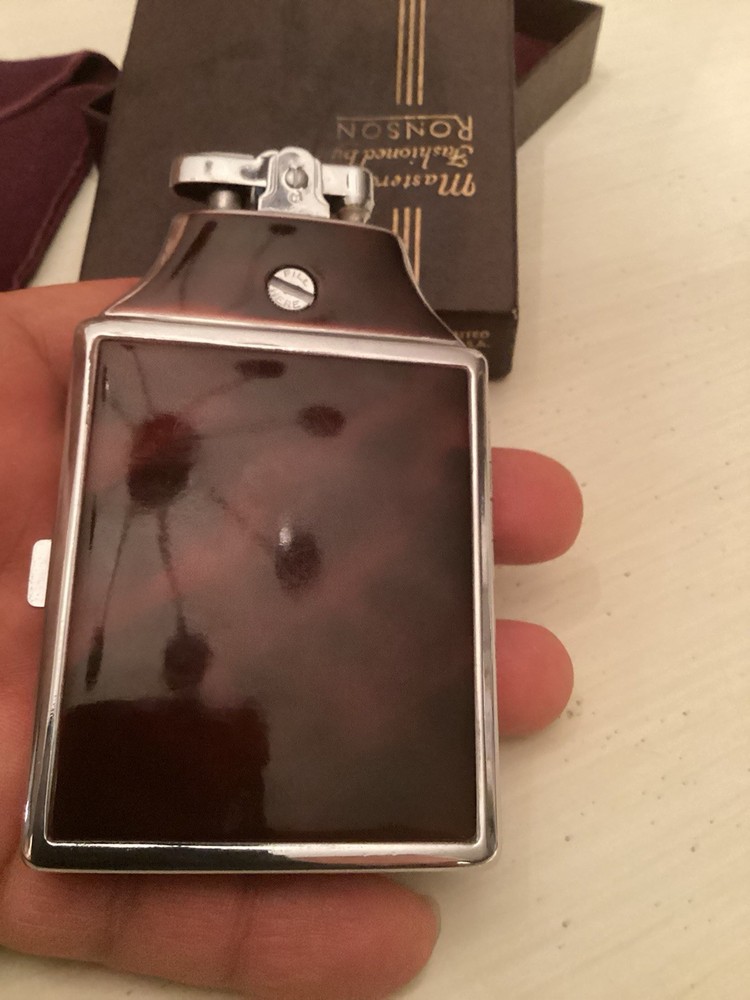 Ronson Mastercase Cigarette Lighter & Case USAAF WW2