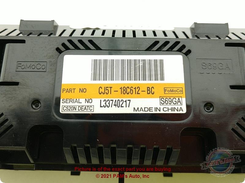 Used A/C Selector Switch fits: 2015 Ford Escape Front automatic temperature cont