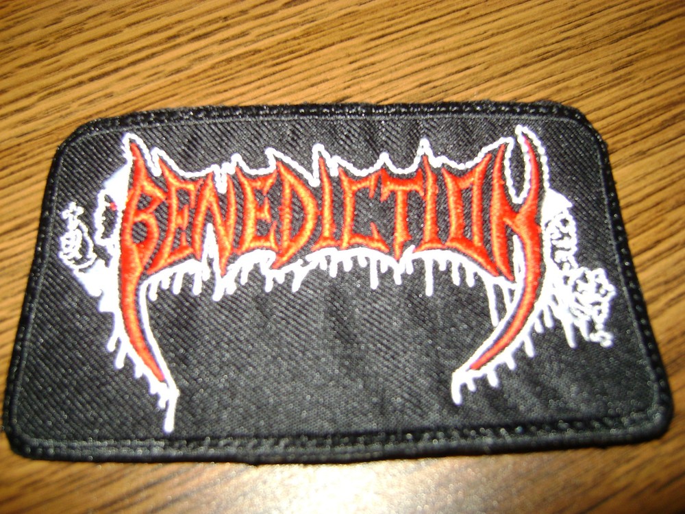 BENEDICTION,SEW ON EMBROIDERED PATCH