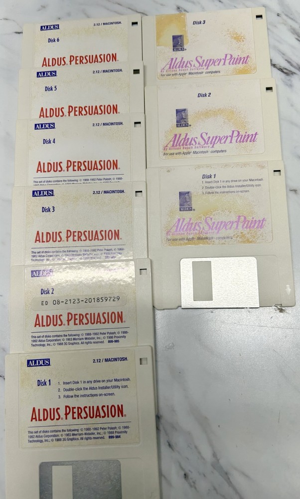 ALDUS Persuasion 2.12 Macintosh Includes S#