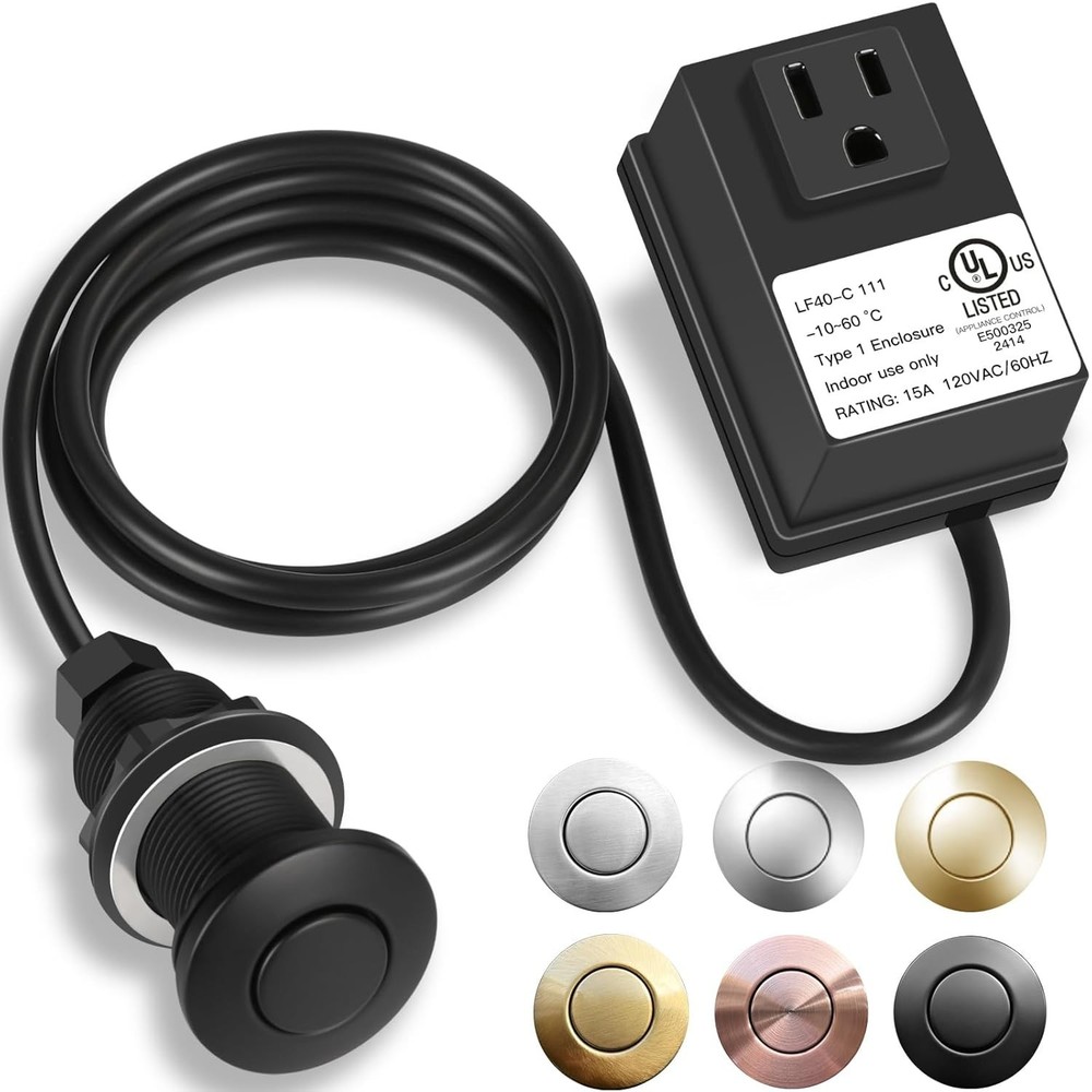 Garbage Disposal Air Switch Kit Garbage Disposal Button Power