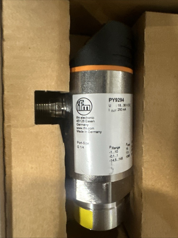 NEW!! IFM PY9294 PRESSURE SENSOR