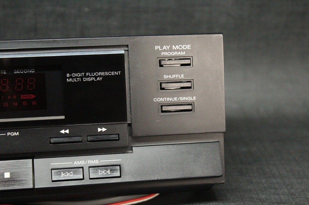 Authentic Sony CDP-350 CD player Front Panel Face plate screen w/ electronics