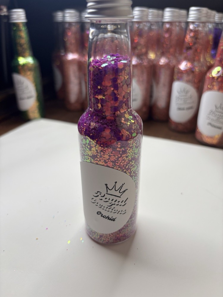 Lavender 3.3 Oz Chunky Glitter Bottle
