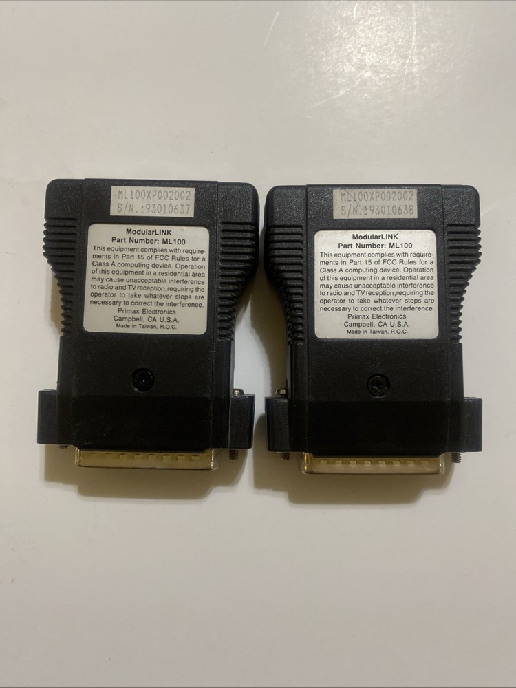 2 Primax Modular Link ML100 ML 100 Computer Interface
